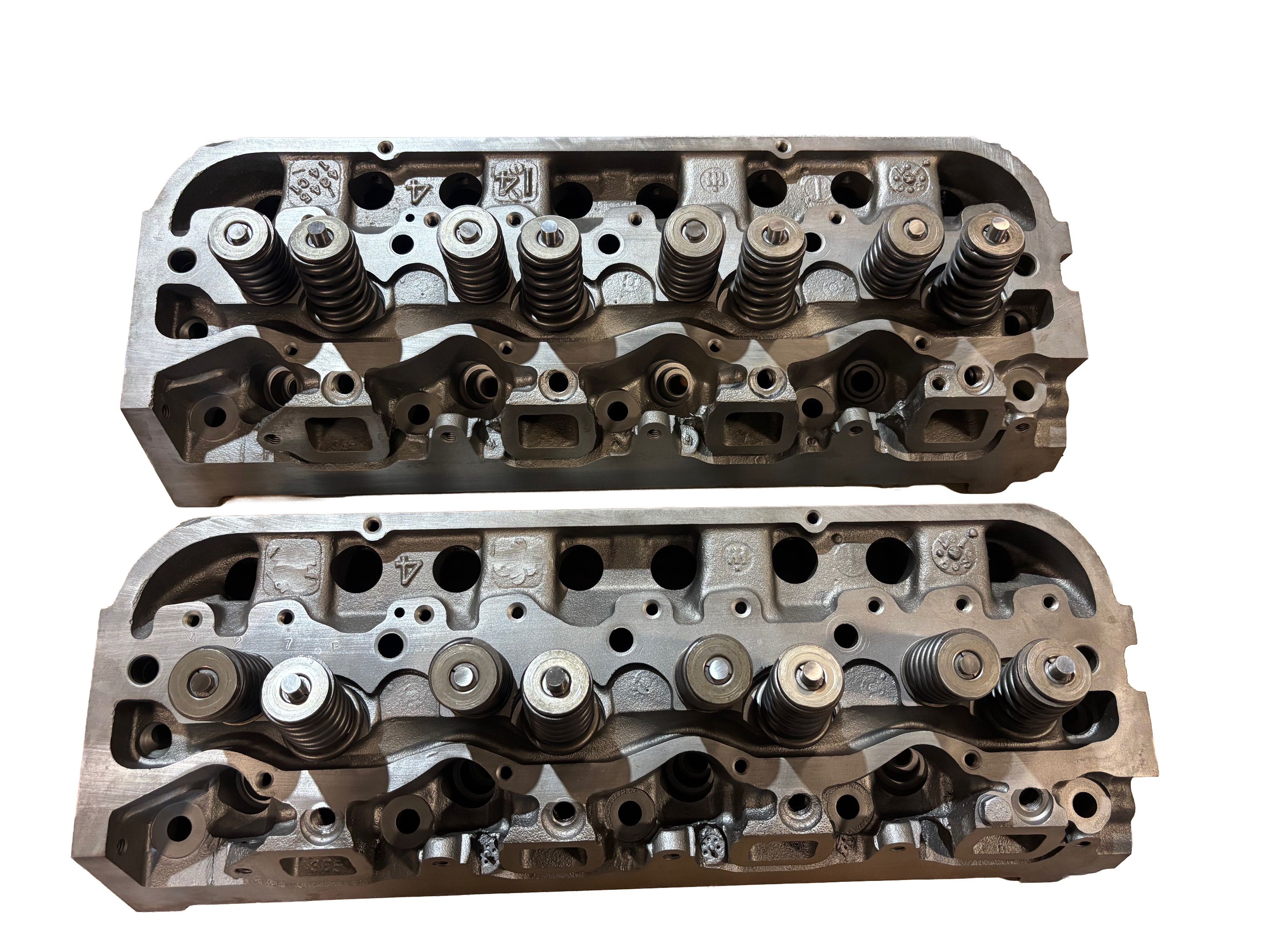 Rebuilt Cylinder Heads for IH 392 V8 Engine with Improved Cooling